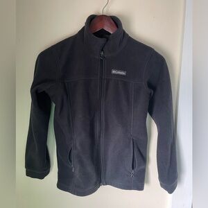 Boys columbia fleece. Large. Black